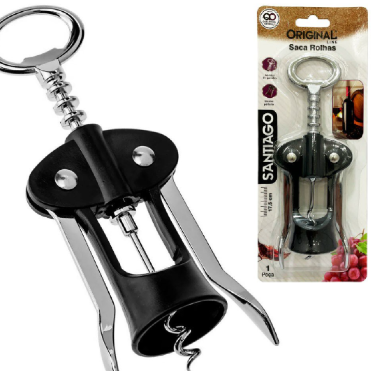 Abridor De Garrafa Saca Rolha Em Inox - JmchagaS Online Store